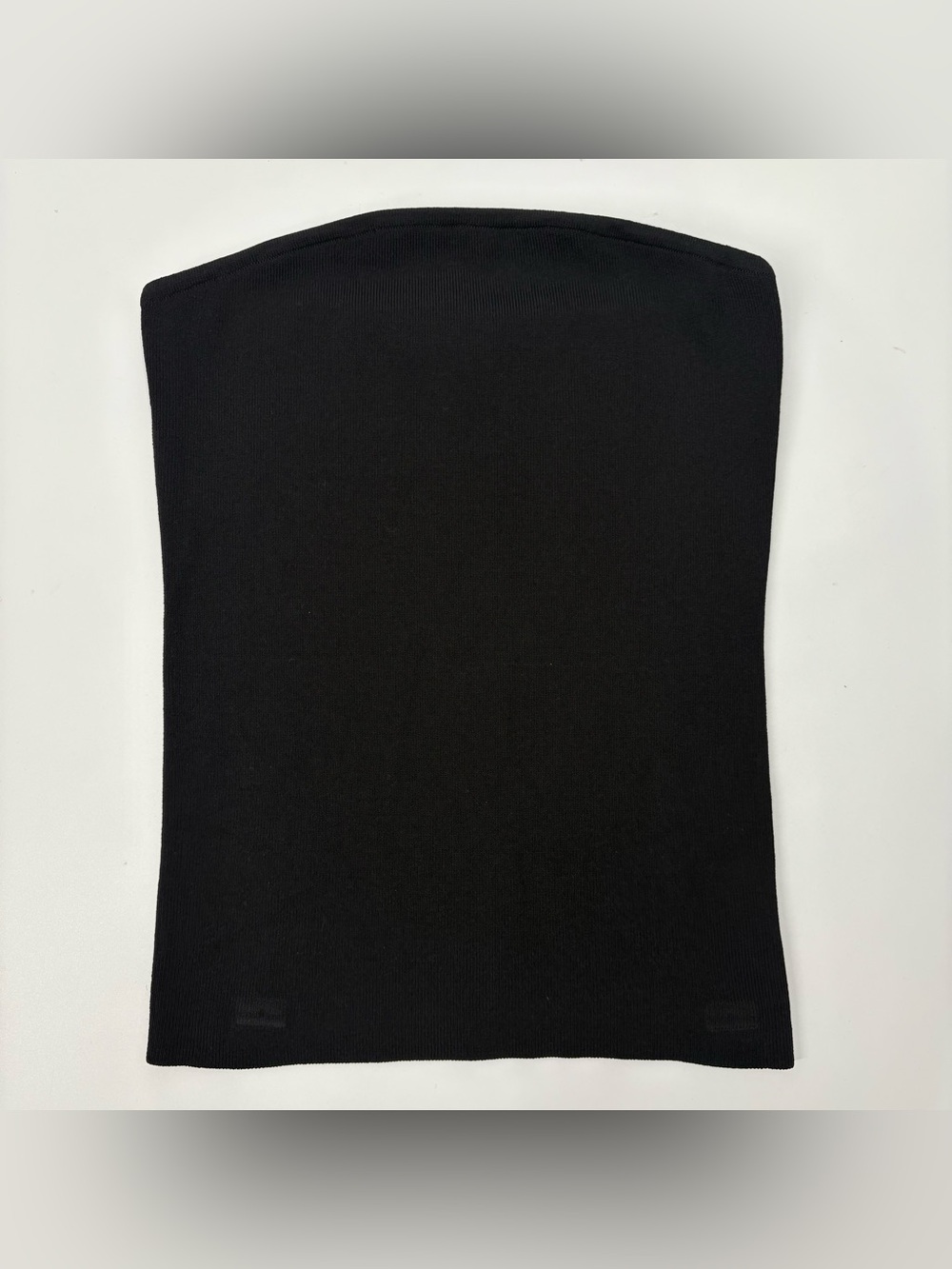 DISSH Black Ribbed Tube Top